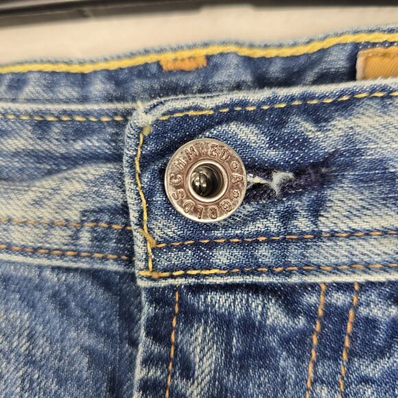 AG Adriano Goldschmied Men's The Fillmore Distressed Denim Jeans 38x32 USA Made - Picture 6 of 16